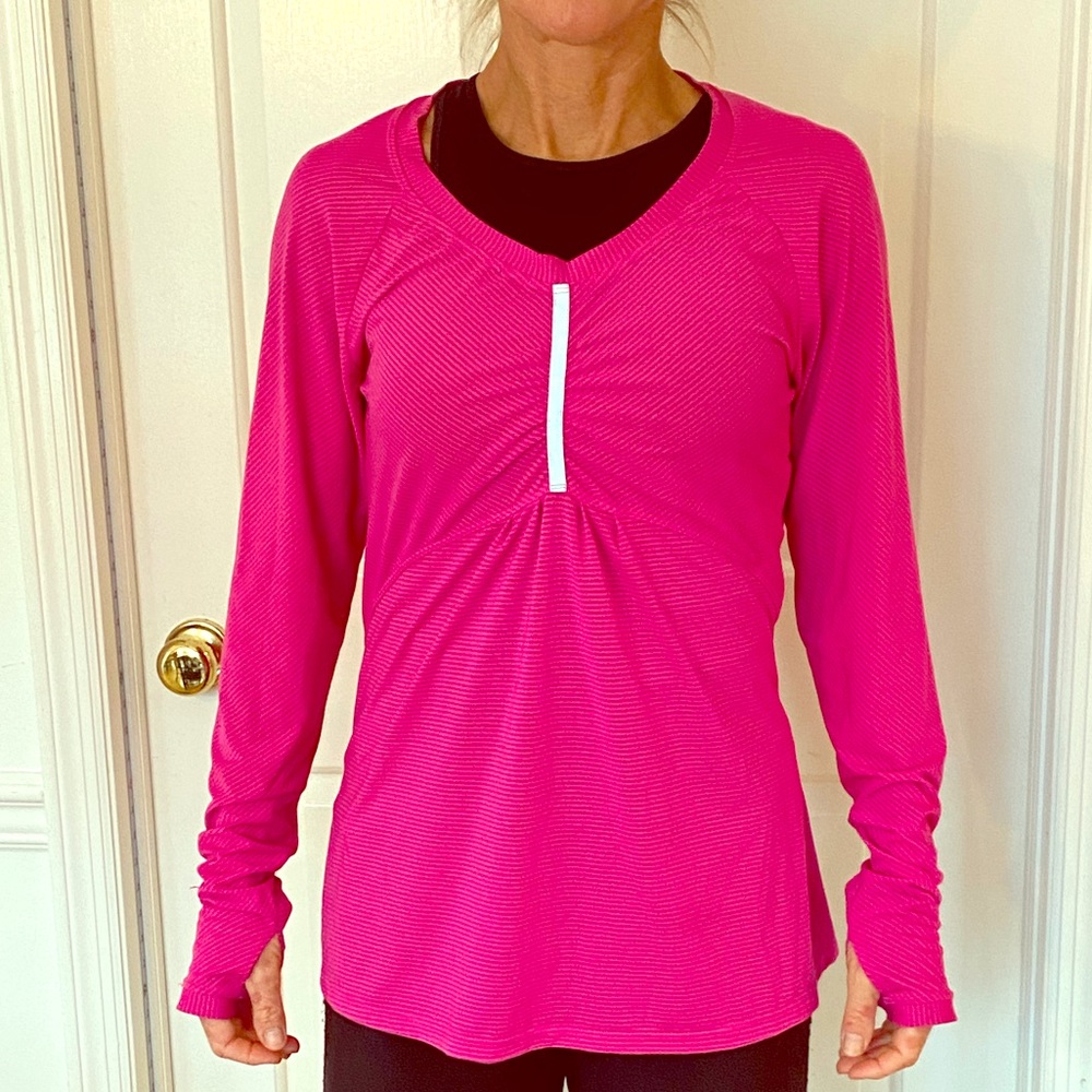 Lot of ATHLETA athleisure shirts